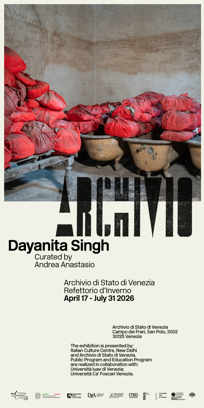 ARCHIVIO | Dayanita Singh, Curated by Andrea Anastasio